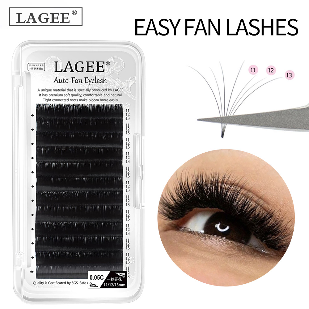 Eyelash Extension Mega Volume - LAGEE Autofan False Eyelashes Easy Fanning