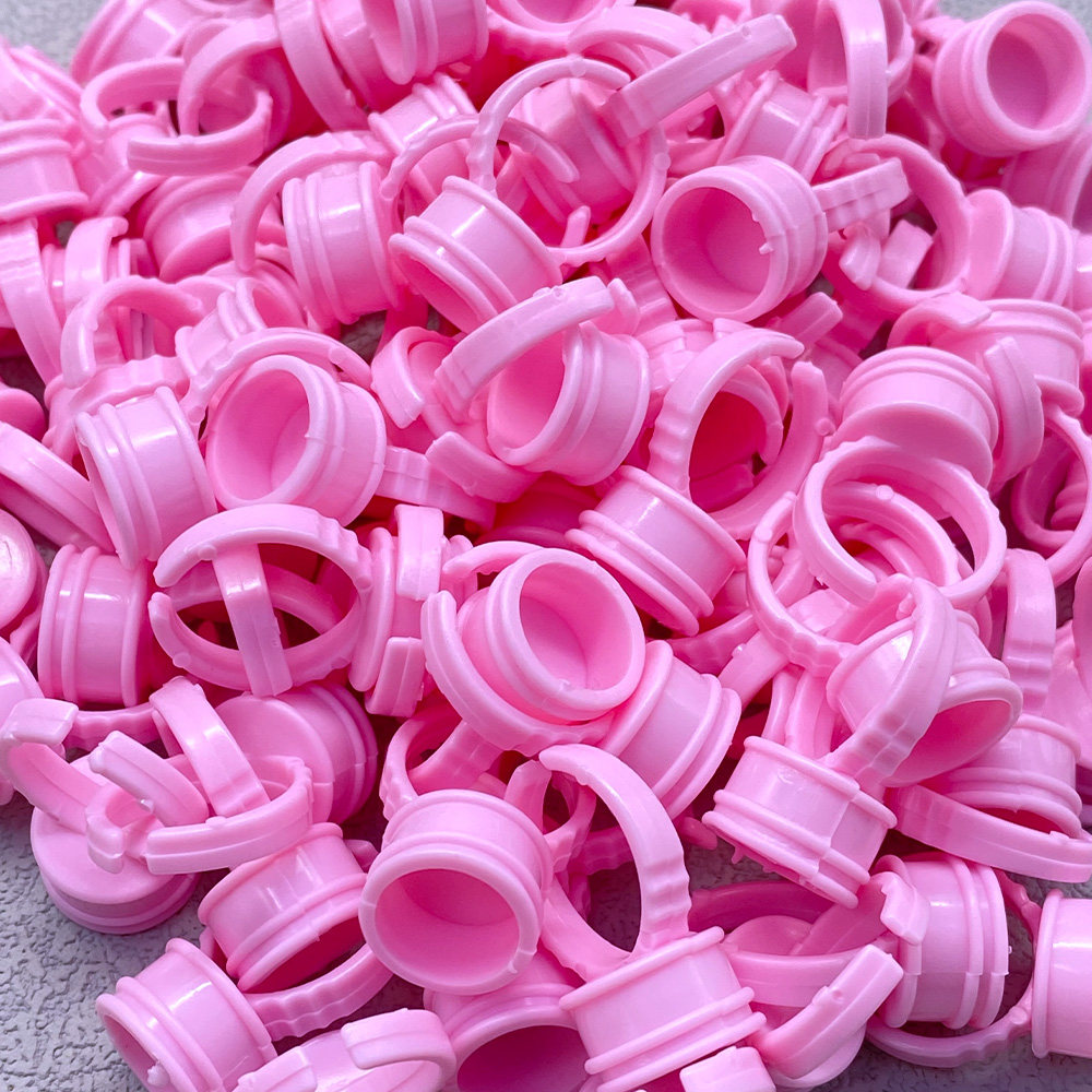 100Pcs Glue Rings For Lashes G - Eyelash Extension Options 评论和价格