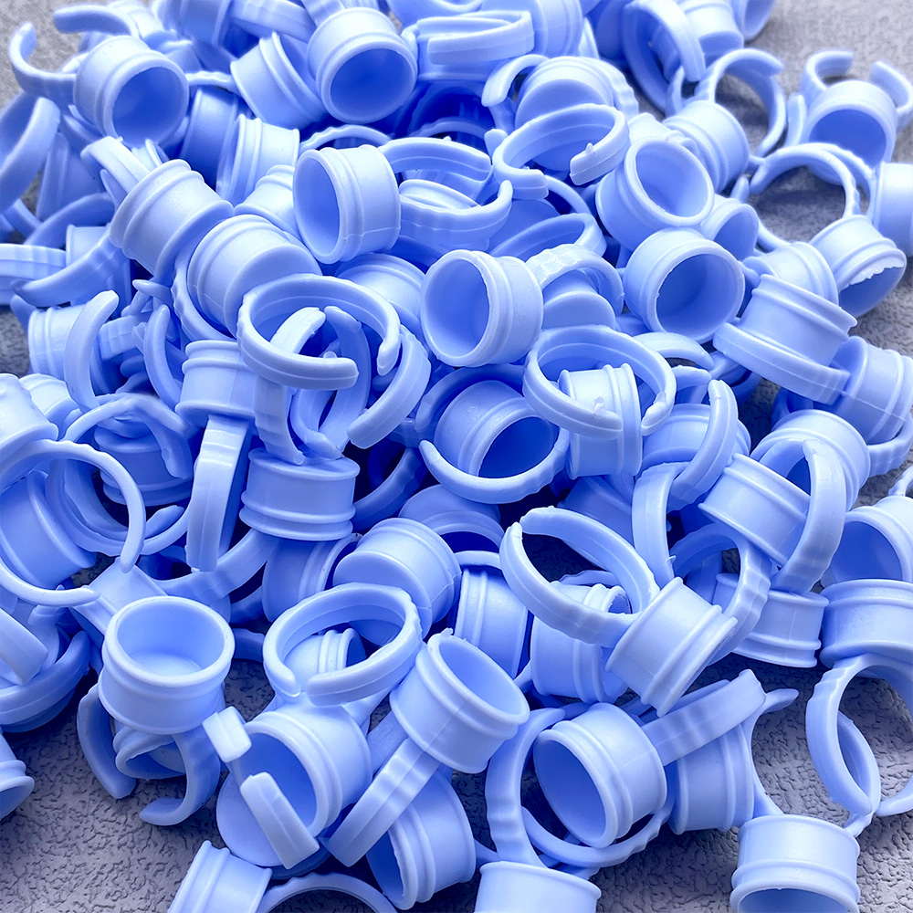 100Pcs Glue Rings For Lashes G - Eyelash Extension Options 评论和价格