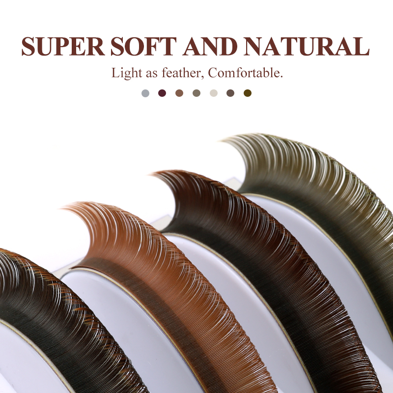 SAKURAHANA Brown Colored Ellip - Eyelash Extension Mega Volume 评论和价格