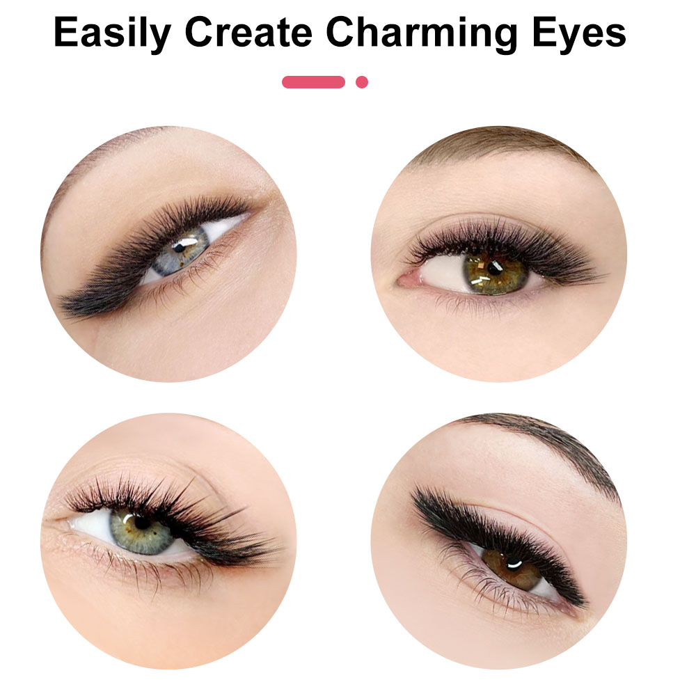 60pcs 30D C/D/L Curl Cluster E - Eyelash Extension Cat Eye 评论和价格