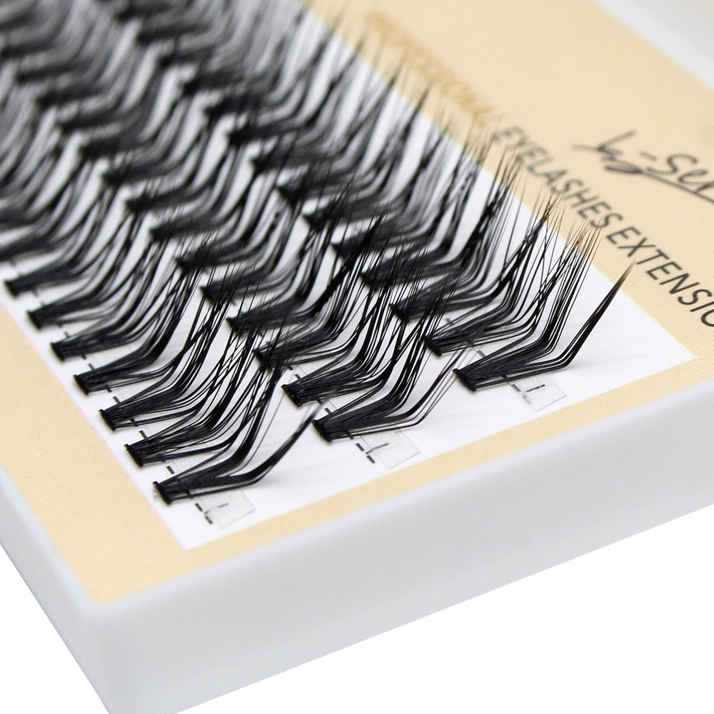 60pcs 30D C/D/L Curl Cluster E - Eyelash Extension Cat Eye 评论和价格