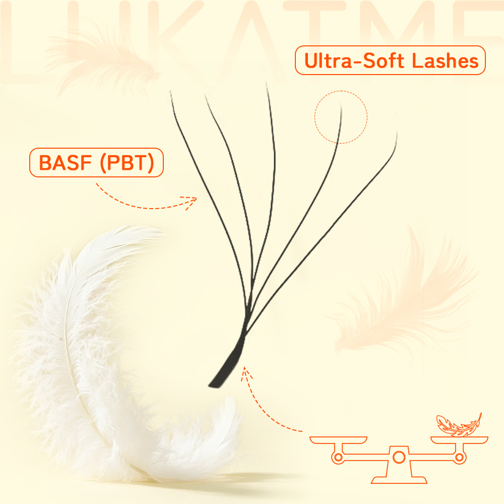 LUKATME 5D 6D 7D W Clover Eyel - Eyelash Extension Mega Volume 评论和价格