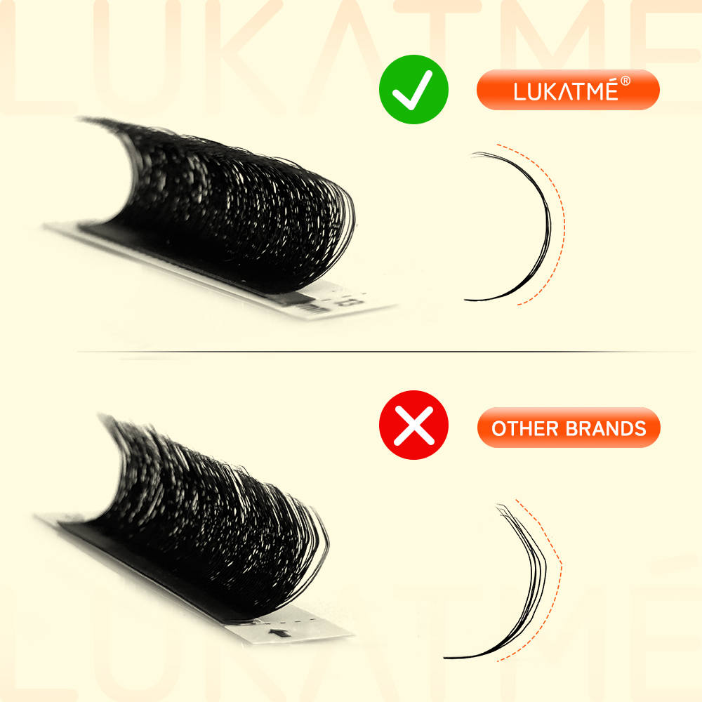 LUKATME 5D 6D 7D W Clover Eyel - Eyelash Extension Mega Volume 评论和价格