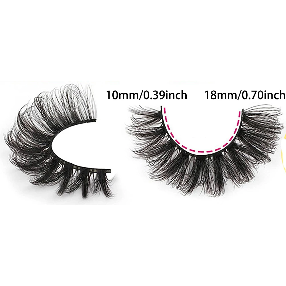 7 Pairs Cat Eye Faux Mink Stri - Eyelash Extension Cat Eye 评论和价格