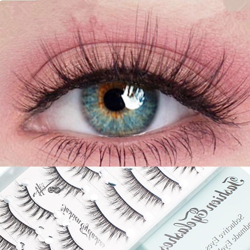 10 Pairs Natural Long Wispy Ca - Eyelash Extension Cat Eye 评论和价格